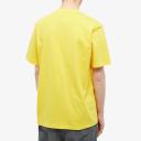 Carhartt WIP Men's University Script T-Shirt in Buttercup/Black, Size Small | END. Clothing