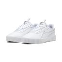 Carina 2.0 Pop Up Metallics Women's Sneakers in White/Matte silver/silver, Size 10 by Puma