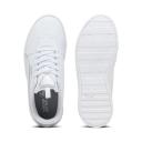 Carina 2.0 Pop Up Metallics Women's Sneakers in White/Matte silver/silver, Size 10 by Puma