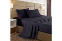 Casa Decor 2000 Thread Count Bamboo Cooling Sheet Set Ultra Soft Bedding - King - Mid Grey