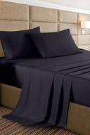 Casa Decor 2000 Thread Count Bamboo Cooling Sheet Set Ultra Soft Bedding - Queen - Charcoal