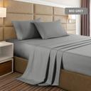 Casa Decor 2000 Thread Count Bamboo Cooling Sheet Set Ultra Soft Bedding - Queen - Charcoal