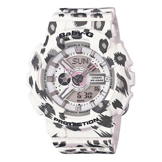 Casio Baby G Series Subject Series Print Fashion Stylish Contrasting Colors Street Classic Pointer Dual Display Dial Waterproof Sports Quartz Resin St