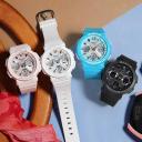 Casio Baby G Sports Solar Powered Quartz Waterproof Baby G Ba Whit Analog/Digital Comb Ba Baby G Whit Analog/Digital Comb Ba (Classic/Water Proof/Sola