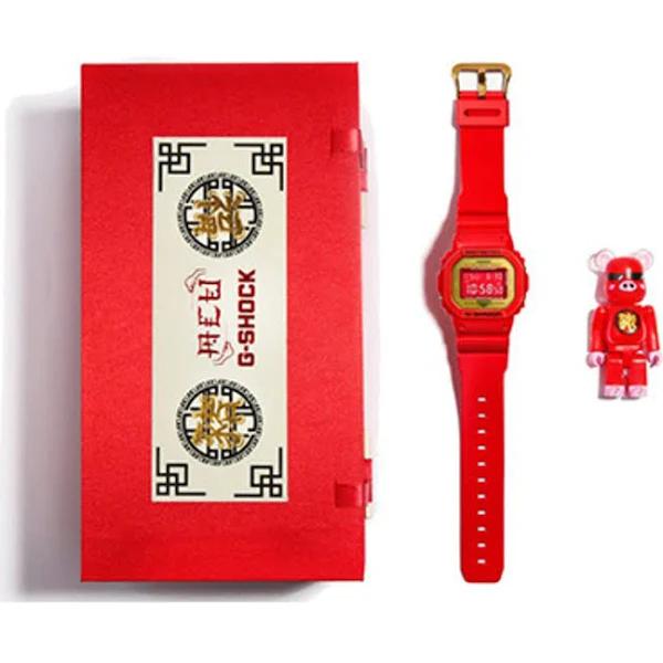 Casio G Shock Limited Edition Quartz Waterproof Sports Analog Mens Red Digital (Retro/Classic/Crossover/Water Proof) DW-5600CX-4PRP