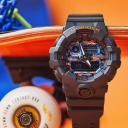 CASIO G Shock Sports Quartz Waterproof Shockproof Mens RedOrangeBlue Digital (Retro/Classic/Water Proof) GW-B5600CT-1PRT