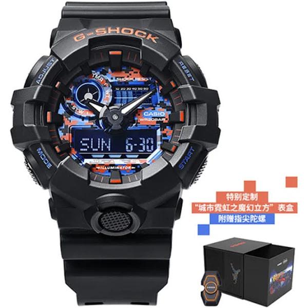 CASIO G Shock Sports Quartz Waterproof Shockproof Mens RedOrangeBlue Digital (Retro/Classic/Water Proof) GW-B5600CT-1PRT