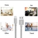 Catzon 1m 2m 3M 1pack Micro USB Cable Nylon Braided Phone Cable Fast Charger Cable USB Cord -Gray - 1m - AfterPay & zipPay Available