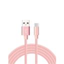 Catzon 1m 2m 3M 1pack USB Type C Cable Nylon Braided Phone Cable Fast Charger Cable USB Cord -Pink - 1m - AfterPay & zipPay Available
