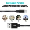 Catzon 1m 2m 3M 1pack USB Type C Cable Nylon Braided W Phone Cable Fast Charger Cable USB Cord -Black Gray - 1m - AfterPay & zipPay Available