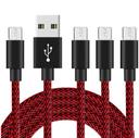 Catzon 1m 2m 3M 3packs USB Type C Cable Nylon Braided W Phone Cable Fast Charger Cable USB Cord -Black Gray - 2m - AfterPay & zipPay Available