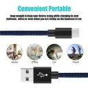 Catzon 1m 2m 3M 5Packs USB Type C Cable Nylon Braided W Phone Cable Fast Charger Cable USB Cord -Black Blue - 1m - AfterPay & zipPay Available