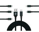 Catzon 1m 2m 3M 5Packs USB Type C Cable Nylon Braided W Phone Cable Fast Charger Cable USB Cord -Black Gray - 2m - AfterPay & zipPay Available
