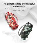 Catzon S34 Portable Wireless HiFi Speaker Bluetooth Speaker Subwoofer Speakers With Mic Support TF Card/AUX/USB Flash Drive (Cam Red)