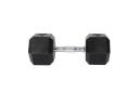 Centra Rubber Hex Dumbbell 25kg Home Gym Exercise Weight Fitness Training - AfterPay & zipPay Available