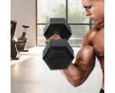 Centra Rubber Hex Dumbbell 30kg Home Gym Exercise Weight Fitness Training - AfterPay & zipPay Available