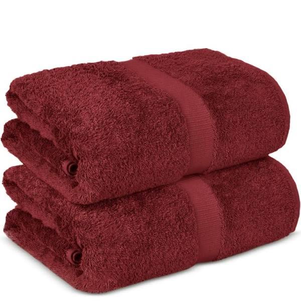 Chakir Turkish Linens, 100% Cotton Premium Quality Turkish Bath Sheets (35''x70'' Large Bath Sheet Towels - Cranberry)