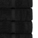 Chakir Turkish Linens | Hotel & Spa Quality 100% Cotton Premium Turkish Towels | Soft & Absorbent (8-piece Towel Sets, Black)