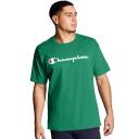 Champion Men's Classic Jersey Tee, Script Logo - Kelly Green, 2XL