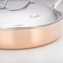 Chasseur Escoffier 28cm Saute Pan With Lid and Helper Handle