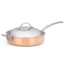 Chasseur Escoffier 28cm Saute Pan With Lid and Helper Handle