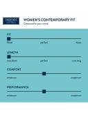 Cherokee Infinity Women's 3-Pocket Stretch Round Neck Scrub Top in Peach Linen | Size M Polyester/spandex