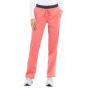 Cherokee Workwear Revolution Women's 5-Pocket Stretch Drawstring Cargo Scrub Pants in Purple Freesia/pewter | Size 3x Polyester/rayon/spandex