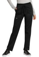 Cherokee Workwear Revolution Women's 5-Pocket Stretch Drawstring Cargo Scrub Pants in Purple Freesia/pewter | Size 3x Polyester/rayon/spandex