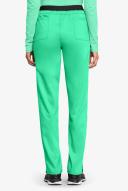 Cherokee Workwear Revolution Women's 5-Pocket Stretch Drawstring Cargo Scrub Pants in Sparkling Jade/Black | Size 3x Polyester/rayon/spandex