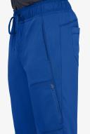 Cherokee Ww012t Men's Natural Rise Jogger,78% Polyester / 20 % Rayon / 2% Spandex Twill - Royal, L