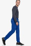 Cherokee Ww012t Men's Natural Rise Jogger,78% Polyester / 20 % Rayon / 2% Spandex Twill - Royal, L