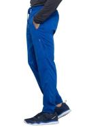 Cherokee Ww012t Men's Natural Rise Jogger,78% Polyester / 20 % Rayon / 2% Spandex Twill - Royal, L