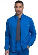 Cherokee Ww310 Snap Front Warm-Up Jacket, 78% Poly 20% Rayon, 2% Spandex , Warm Up Jacket, WW Revolution - Galaxy Blue, 5XL