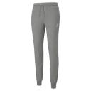 Classics Cuffed Men's Sweatpants in Medium Gray Heather, Size 2XL, Cotton/Elastane by Puma