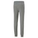 Classics Cuffed Men's Sweatpants in Medium Gray Heather, Size Small, Cotton/Elastane by Puma