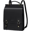 Cnoles Leather Backpack Purse For Women Fashion Ladies Vintage Bag Casual School College Travel Backpacks Bookbag
