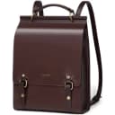 Cnoles Leather Backpack Purse For Women Fashion Ladies Vintage Bag Casual School College Travel Backpacks Bookbag