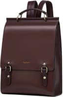 Cnoles Leather Backpack Purse For Women Fashion Ladies Vintage Bag Casual School College Travel Backpacks Bookbag