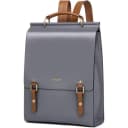 Cnoles Leather Backpack Purse For Women Fashion Ladies Vintage Bag Casual School College Travel Backpacks Bookbag