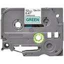 Compatible 10 x PT-2430PC Tape Brother PT2430PC 6mm Black Text On White Flexible ID Laminated Tape - 8 Metres