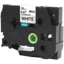 Compatible 3 x PTD610BT Tape Brother PT-D610BT 18mm Black Text On Green Laminated Tape - 8 Meters