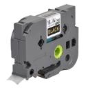 Compatible PT-P910BT Tape Brother PTP910BT 18mm Gold Text On Black Laminated Tape - 8 Meters