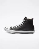Converse Chuck Taylor All Star Leather High Top (Black Size 9.5) Unisex Leather Shoes