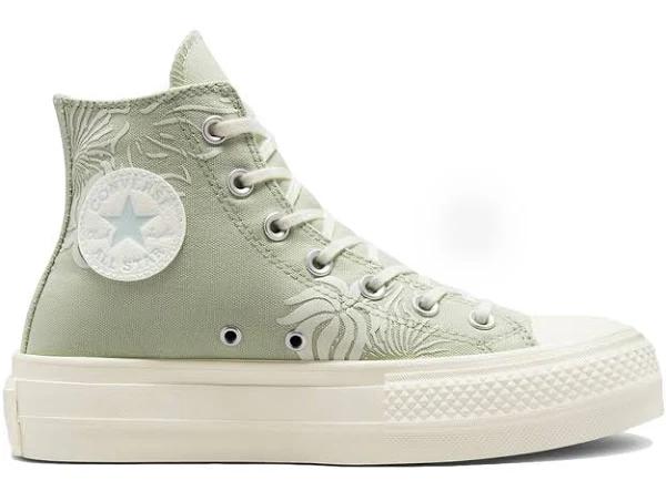 Converse Chuck Taylor All Star Lift 7.5 Women - Sneakers Converse - Green - A03927C-7.5 - Size: 7.5