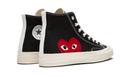Converse Comme Des Garcons x Chuck Taylor All Star Hi 'Play' Sneakers | Black | Men's Size 7.5