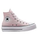 Converse Womens Chuck Taylor All Star Lift Seasonal Colour High Top Decade Pink Sneakers