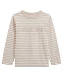 Country Road Boys Verified Australian Long Sleeve Heritage T-Shirt Sand Strp Marsh in Size 4 | 100% Cotton