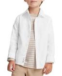 Country Road Boys Verified Australian Long Sleeve Heritage T-Shirt Sand Strp Marsh in Size 5 | 100% Cotton