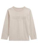 Country Road Boys Verified Australian Long Sleeve Heritage T-Shirt Sand Strp Marsh in Size 7 | 100% Cotton