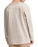 Country Road Boys Verified Australian Long Sleeve Heritage T-Shirt Sand Strp Marsh in Size 7 | 100% Cotton